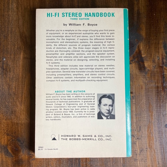 Hi-Fi Stereo Handbook by William F. Boyce
Third Edition, Fifth Printing 1970 - Picture 7 of 17